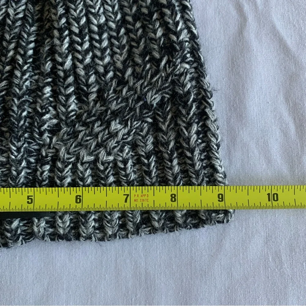 Rebecca Minkoff Beanie Hat Knit Marled Pom Pom Winter Warm Cozy Fireside Outdoor